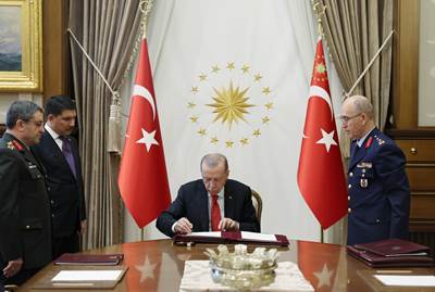 Cumhurbaşkanımız Sn. Recep Tayyip Erdoğan 2022 Yılı Yüksek Askerî Şûra Kararlarını İmzaladı